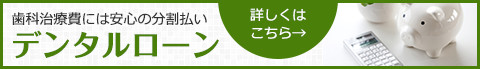 歯科治療費には安心の分割払いデンタルローン